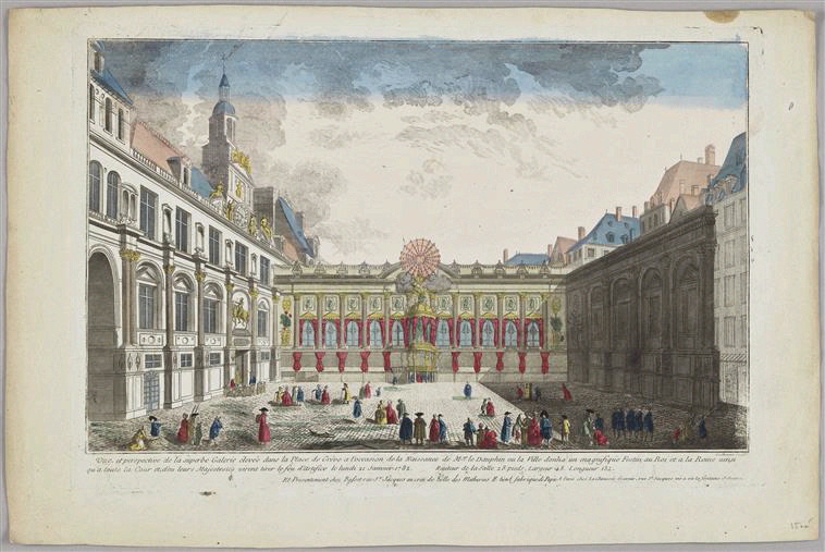 Galerie élevée place de Grêve