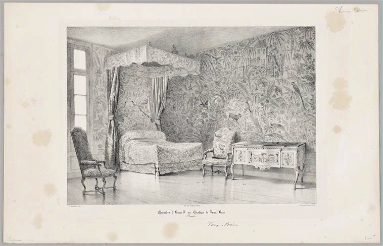Chambre d'Henri IV au château de Veau-Buin (titre inscrit)