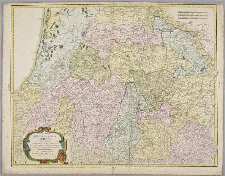 Carte de la Guienne ;
