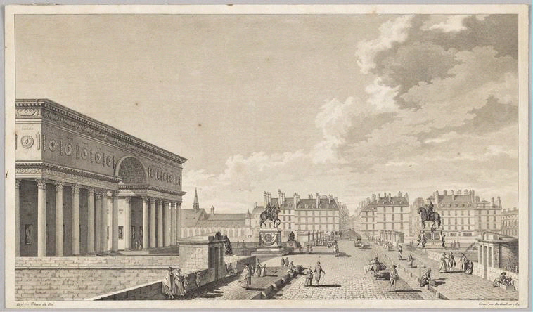 Projet d'un monument à la gloire du Roi