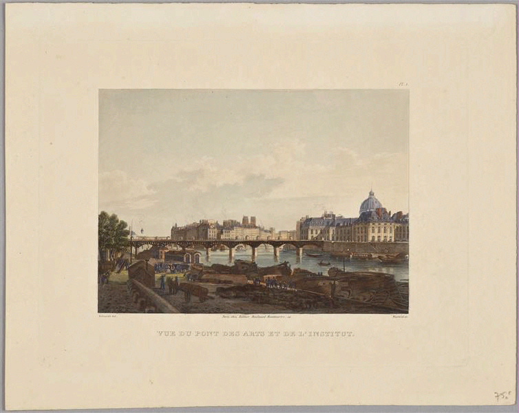 Paris- Vue du Pont des Arts et de L'Institut