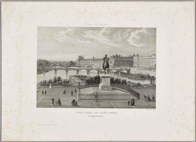 Vue prise du Pont Neuf à Paris