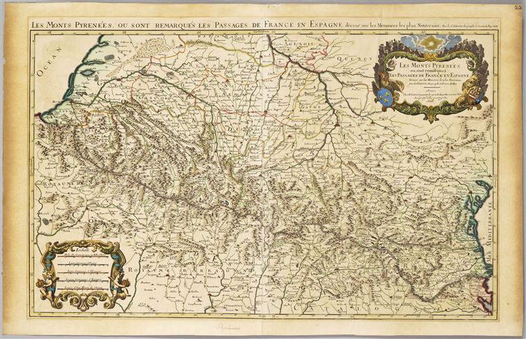 Carte des Pyrénées