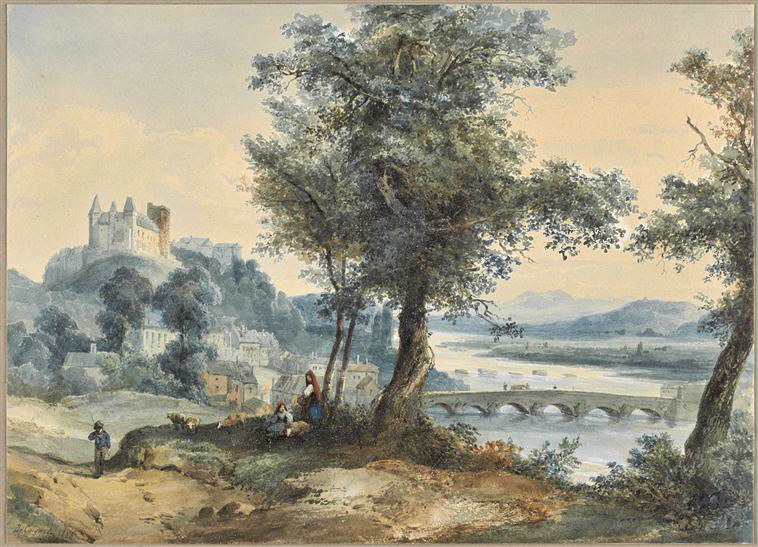 Le Château de Pau et vue de Pau