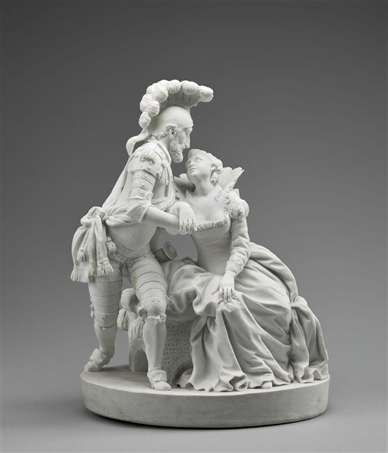 Henri IV et Gabrielle d'Estrées ; Groupe sculpté
