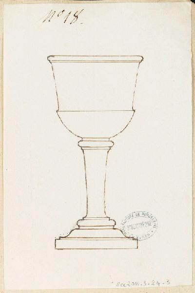 Coquetier à pied