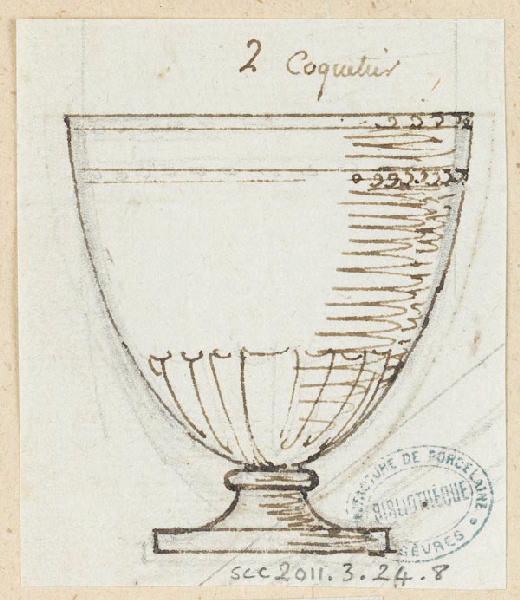 Coquetier à pied