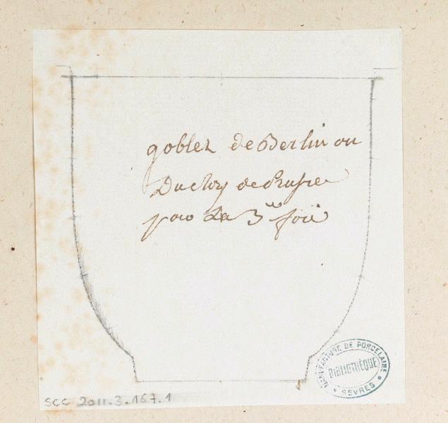 Tasse (titre factice) ; Gobelet Saxe