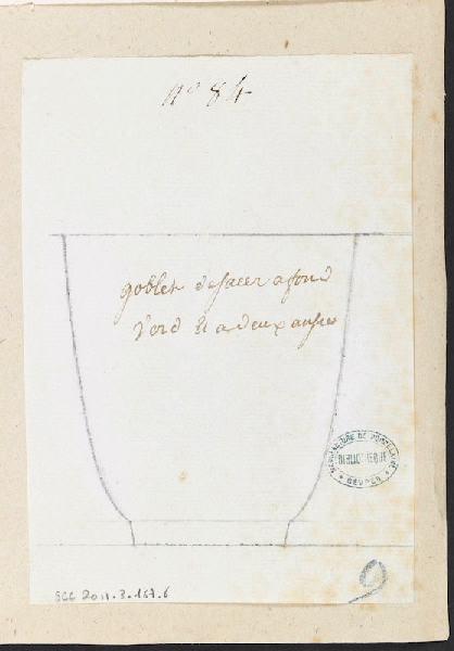 Tasse (titre factice) ; Gobelet Saxe