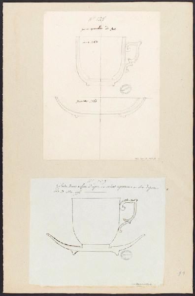 Gobelets et soucoupes