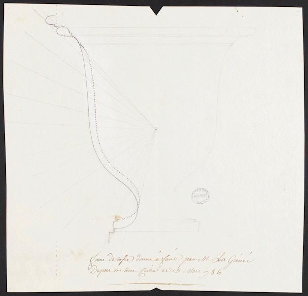 Vase Lagrenée étrusque de 1786