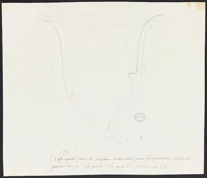 Vase Lagrenée étrusque de 1786