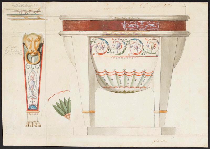 Service Arabesque dit 'Masson' : Glacière