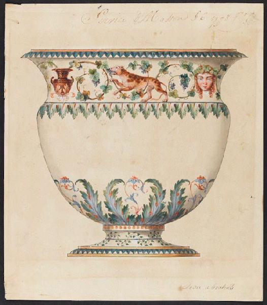 Seau à bouteille du service Arabesque dit 'Masson'