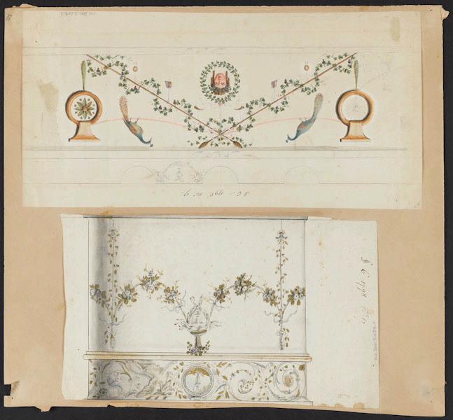 Frises et ornements du service Arabesque