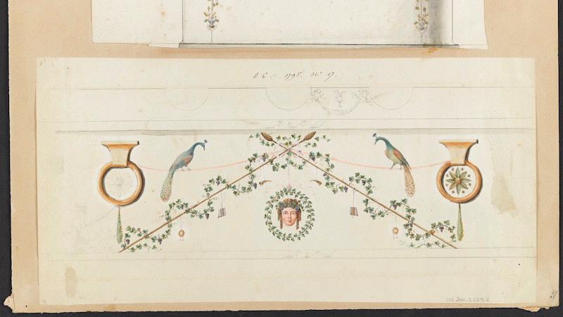 Frise du service Arabesque dit 'Masson'