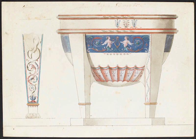 Service Arabesque dit 'Masson' : Glacière