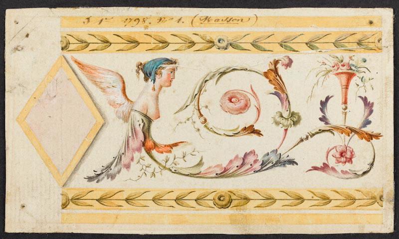 Service Arabesque dit 'Masson' : Frise