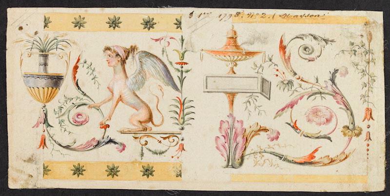 Service Arabesque dit 'Masson' : Frise