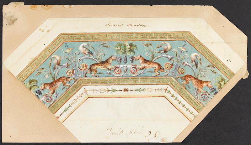 Service Arabesque dit 'Masson' : Frise