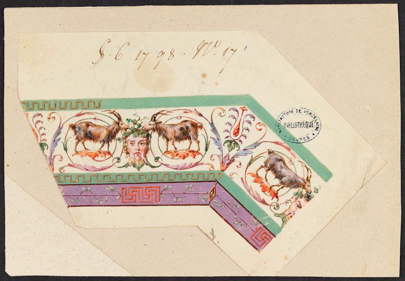 Service Arabesque dit 'Masson' : Frise