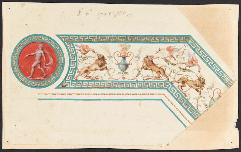 Service Arabesque dit 'Masson' : Frise