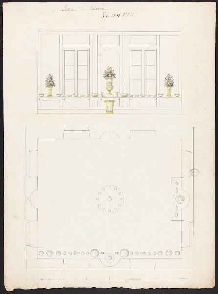Plan de la laiterie de Trianon