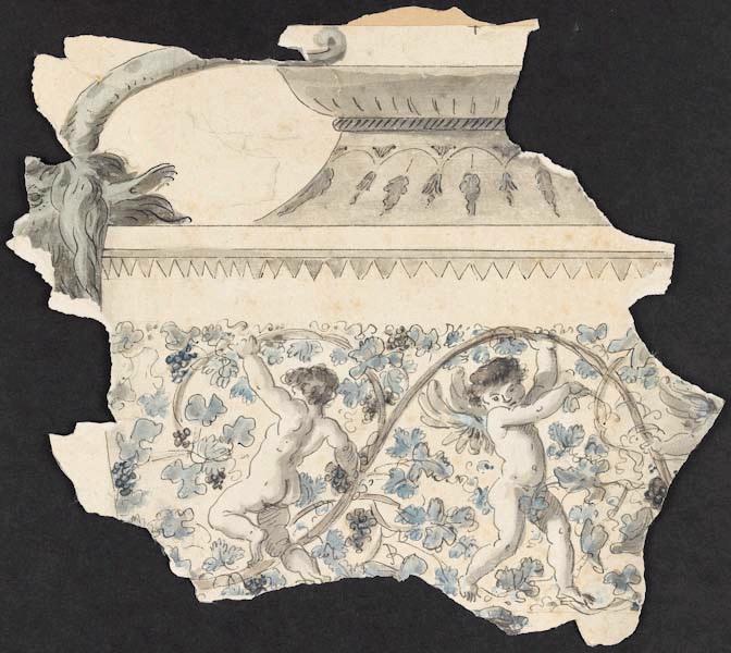 Fragment de décor ; Vase (Fragment de décor de vase)