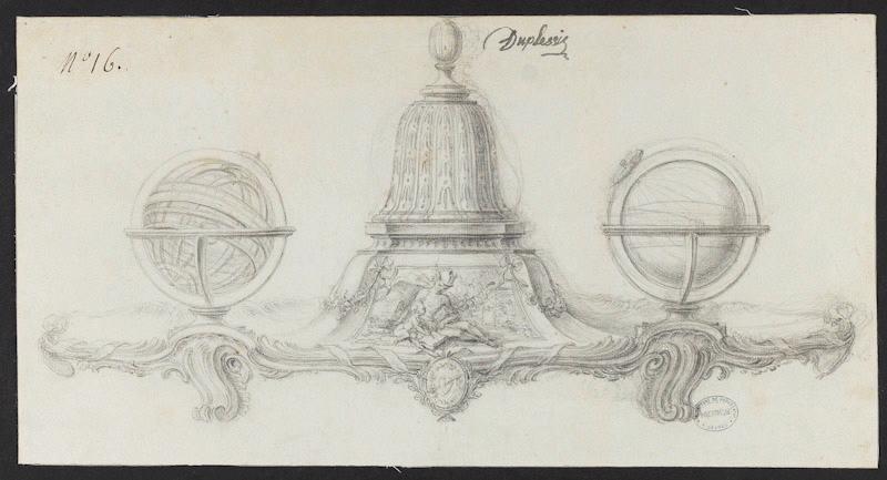 Ecritoire 'à globes'