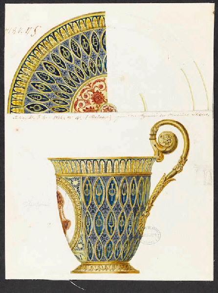 Tasse et soucoupe du Déjeuner des Musiciens Célèbres