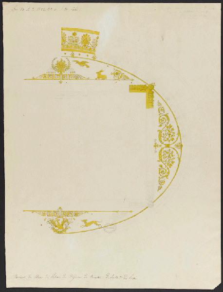 Éléments décoratifs [Plateau du Déjeuner du Ministre de la Maison du roi]