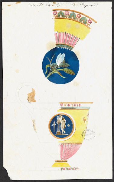 Eléments décoratifs [Tasse Régnier et soucoupe]