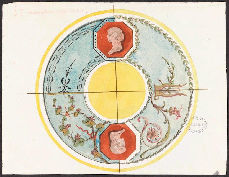 Elément décoratif [Soucoupe]