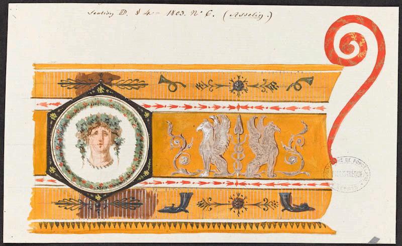 Eléments décoratifs [Tasse calice à volute]