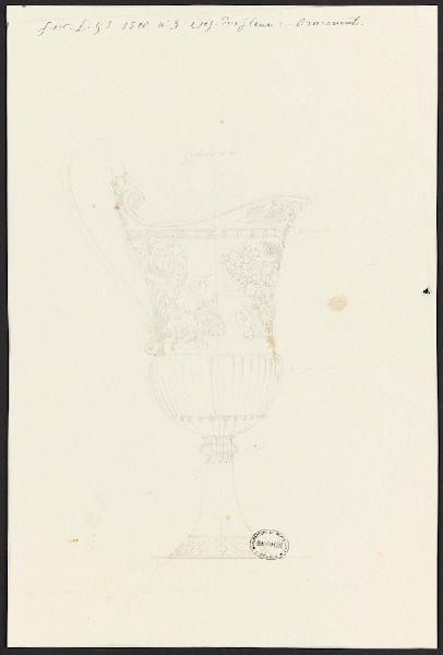 Pot à lait Fragonard du Déjeuner des fleurs en ornements