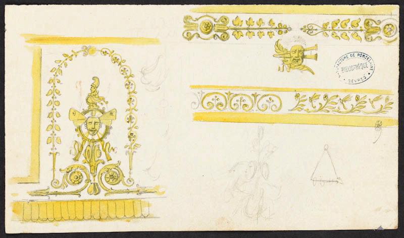 Eléments décoratifs (Déjeuner des Sens, par Develly (1817))