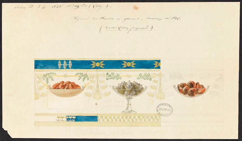 Éléments décoratifs [Tasse litron Fragonard du Déjeuner des Fruits et des Graines]