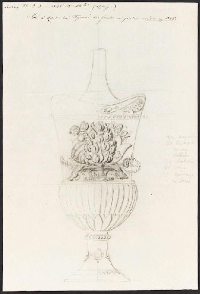 Pot à lait Fragonard du Déjeuner des fruits et graines