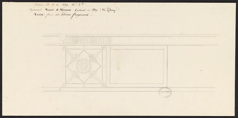 Éléments décoratifs [Tasse litron Fragonard du Déjeuner des Vues d'Alsace]