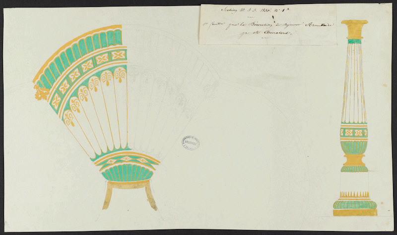Eléments décoratifs du Déjeuner armillaire
