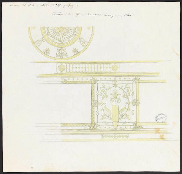 Éléments décoratifs [Théière du Déjeuner des Arts céramique]