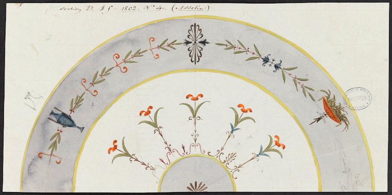 Décor [Assiette] ([Service offert à l'ambassadeur d'Angleterre])