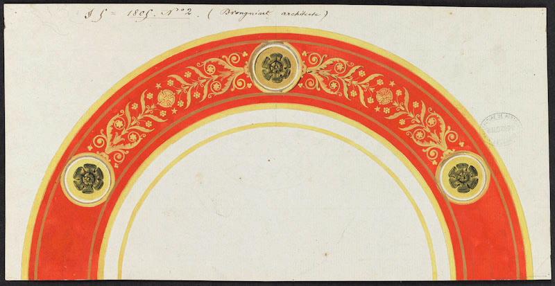 Décor [Assiette] ([Service Olympique ?])