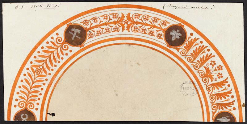 Décor [Assiette] ([Service Olympique?])
