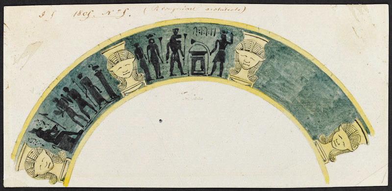 Décor [Assiette du service Egyptien]