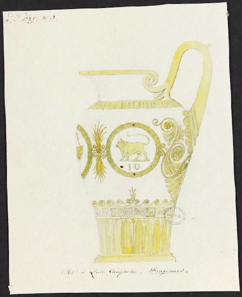 Pot à lait campanien Fragonard