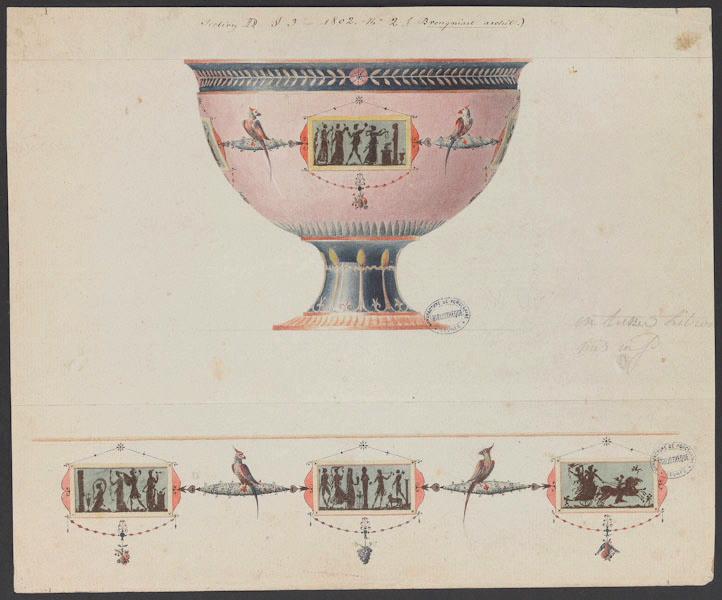 Jatte à fruits à bords renversés