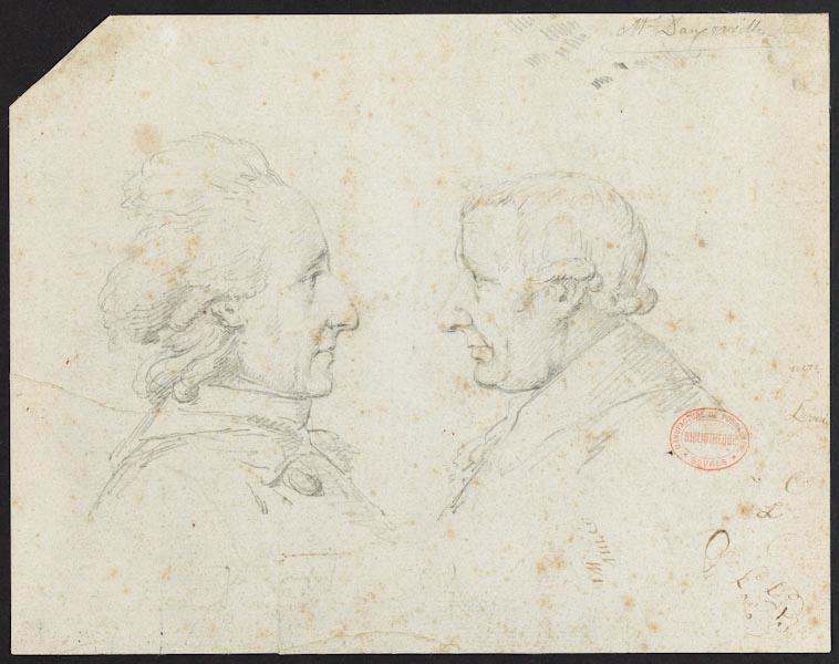 Portrait de deux hommes