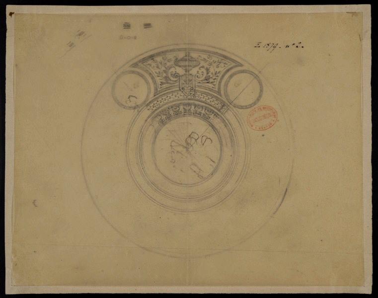 Cabaret ovoïde à colonnes [Elément décoratif]