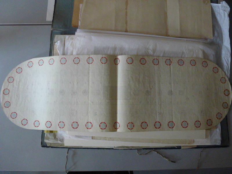 Dessin général du surtout du service Olympique